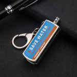 Creative Personality Metal Waterproof Outdoor Lighter With Gift Box