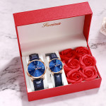 Fasina 2020 Couple Models For Life 1314 Simple Female Watch Male Valentine'S Day Gift Watch Set