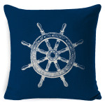 Sofa Living Room Ocean Pattern Pillow