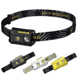 Three Light Source Lightweight Design Rechargeable Running Headlight