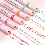 Net Celebrity Creative Curve Pen Roller Outline Pen Student Hand Ledger Line Paintbrush