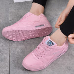 Pure color low heel casual shoes