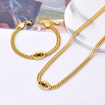 Design Clavicle Chain Oval Eye Pendant