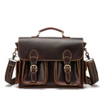 Top Layer Crazy Horse Leather Cowhide Bag Vintage Men