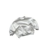 Boys Fleece Sweater All-matching Warm Top