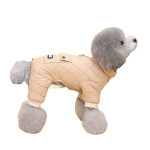 Pet Clothes Snow Proof Casual Four Leg Cotton Padded