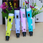 3D print pen 3D pen two generation graffiti 3D stereoscopic paintbrush children puzzle painting toys