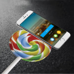 Creative Pattern Lollipop Wireless Quick Charging Appliance