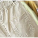 Solid Color Casual Pants Children's Baby Stretch Cotton Foreign Style Long Pants