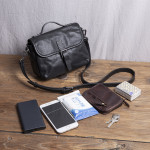 Men's Genuine Leather Handmade Retro Shoulder Bag