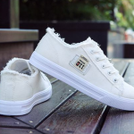 Canvas Shoes Women'S Korean Version Of The White Shoes Spring New Flat-Bottom Casual All-Match Trend