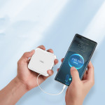 Portable Wireless Quick-charging Power Pack With Cable