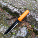 Stainless steel camping survival knife