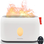 Flame Humidifier 200ml 3D Flame Aroma Diffuser With Remote Control