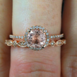 18k Rose Gold Ring In Europe And America