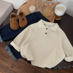 Korean Style Solid Color Coarse Yarn Sweater Casual