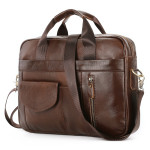 Men's Portable One-shoulder Cross-body Briefcase