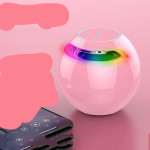 Clock Colorful Bluetooth Speaker Mini Portable