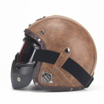 Four Season Vintage Helmet Leather Personality