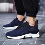 Summer Low-top Lace-up Breathable Leisure Sports Flying Woven Shoes