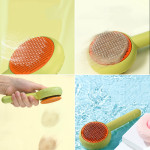 Doughnut Shaped Pet Cat De-shedding Comb