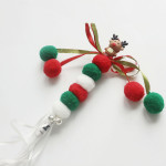 Christmas And New Year Pure Handmade Bell Hair Ball