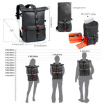 Digital Camera Bag Backpack Multifunctional Camera Bag