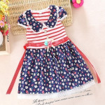 Baby Dress Girl Summer Short Sleeved Princess Skirt