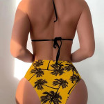 Coconut Tree Bandage Test Split Bikini