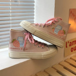 High-top hand-painted soft girl ins fashion