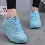 Shoes Women's Leather Running Shoes With Thick Soles