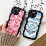 Beautiful Love Mobile Phone Wave Soft Protective Case