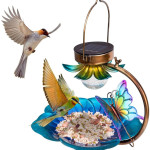 Solar Crack Ball Bird Feeder