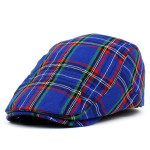 Women's Art Contrast Plaid Painter Hat