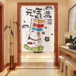 Kitchen Partition Porch Feng Shui Lucky Curtain