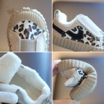 Men's And Women's Baby Shoes Velcro Canvas Thermal Shoes