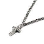 Retro Ornament Personality Stainless Steel Cross Shelf Necklace Bracelet