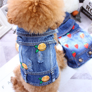 Cowboy Vest Teddy Bichon Pomeranian Cat Dog Clothes Small Puppy Schnitzer Rachel Clothes