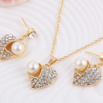 Europe And The United States Sell Hot Money Network Pearl Necklace Set Bridal Jewelry Set Wholesale 9093