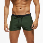 Men's flat-angle quick-drying swimming shorts