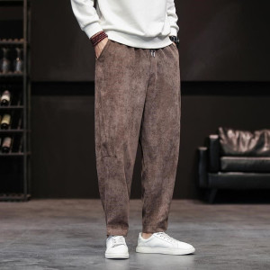 Spring And Autumn Retro Corduroy Casual Men's All-matching Straight Pants