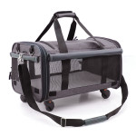 Universal wheel folding travel cat bag