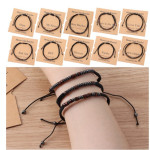 Leather Man Morse Code Bracelet