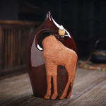 Ceramic Backflow Giraffe Drink Water All The Way Peace Censer Aromatherapy