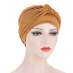 AliExpress New Side Braid Multicolor Soft Turban Hat Muslim Chemo Hat