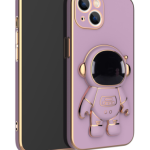 3D Astronaut Phone Case Anti-Drop Electroplating Bracket