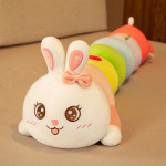 Children's Plush Cartoon Soft Caterpillar Rabbit Pillow