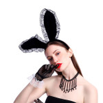 New Rabbit Ears Animal Head Buckle Hair Band Hairpin