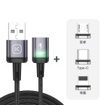 New Aluminum Alloy Data Line 3A 3-in-1 Magnetic Absorption Data Line