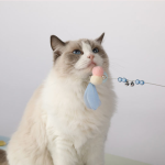 Pet Bell Feather Cat Stick